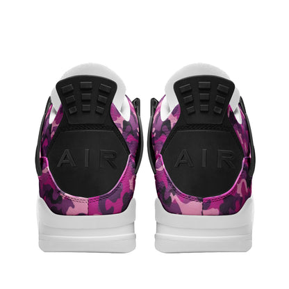 Pink & Purple Camo Basketball Shoes