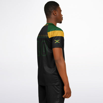 Jamaica Soccer Jersey - Black - Plain Back