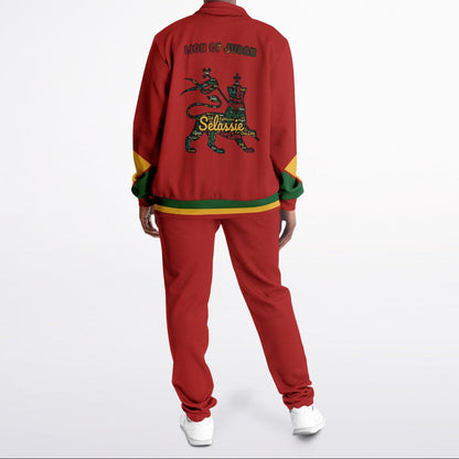 Rasta Tracksuit - Lion Of Judah Red