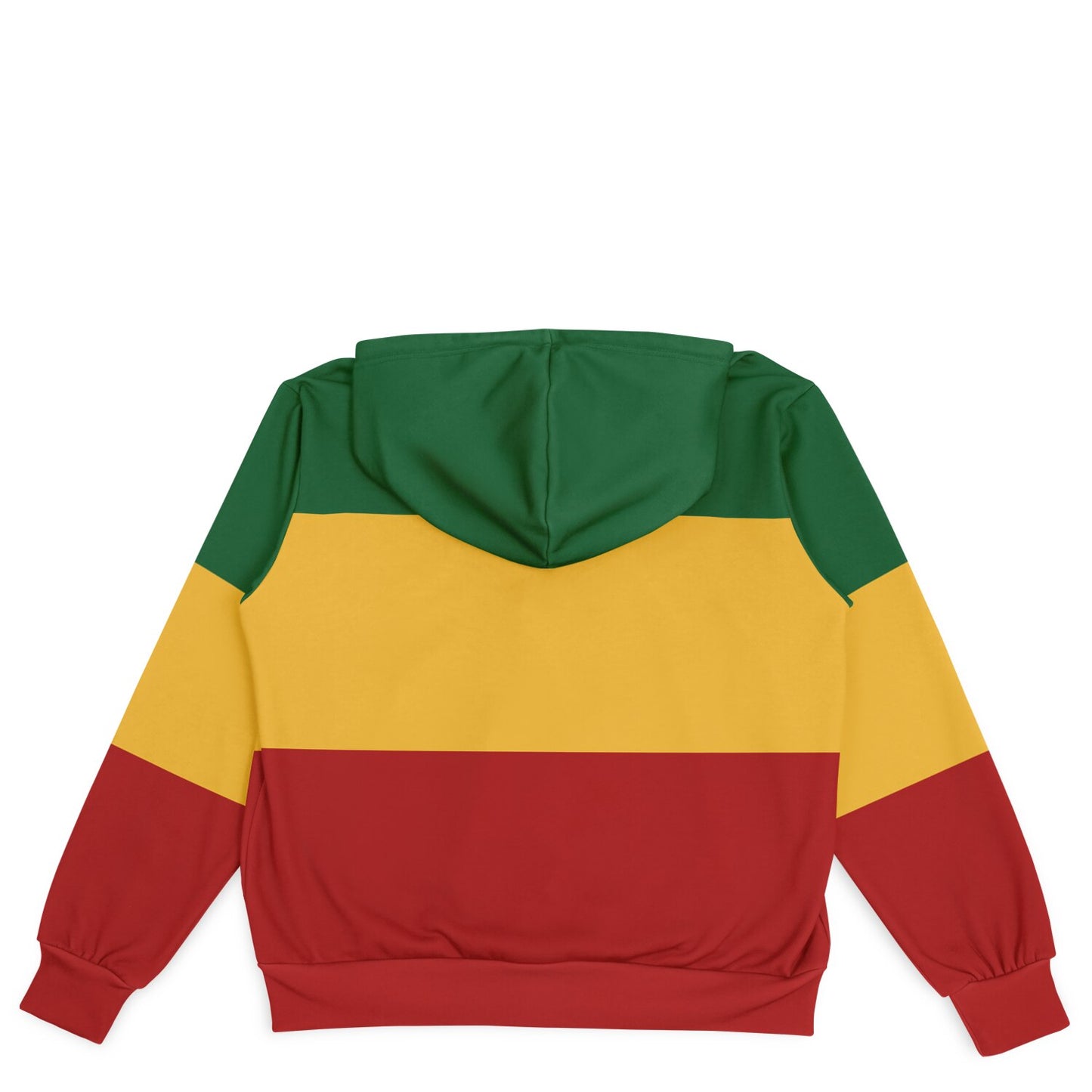 Rasta Hooded Baseball Jacket