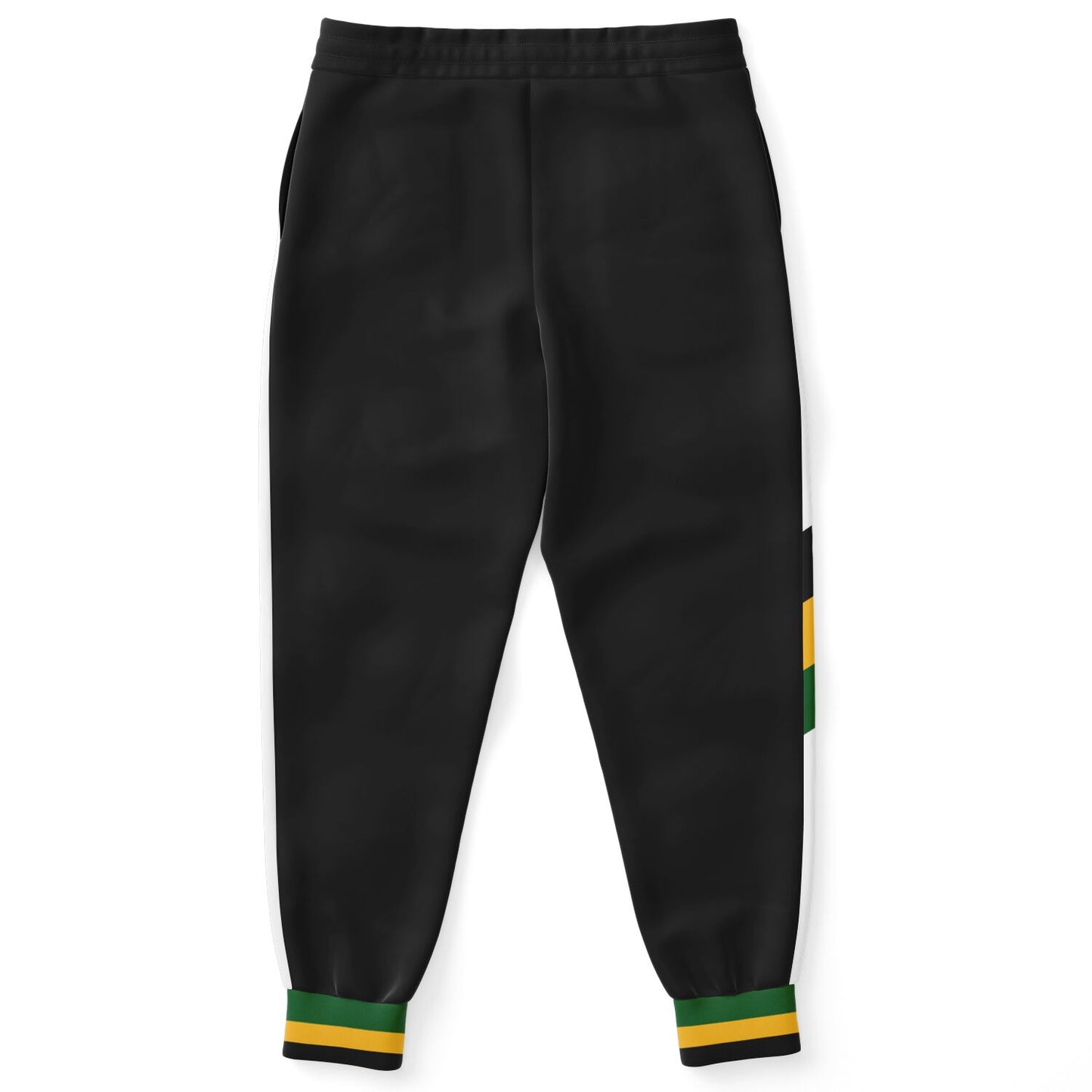 Jamaica Casual Joggers Pants - White Black