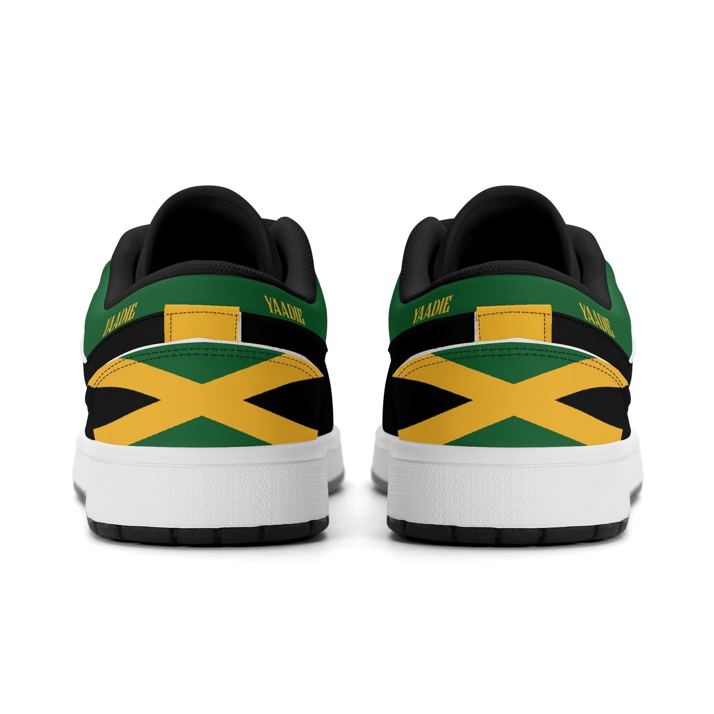 Jamaica Map Low Tops - Black - Jamrock Low