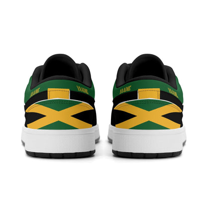 Jamaica Map Low Tops - Black - Jamrock Low