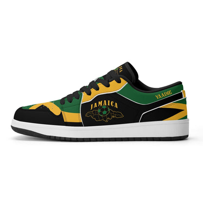 Jamaica Map Low Tops - Black - Jamrock Low