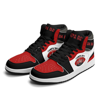 Tampa Bay Football-Inspired High Top Sneakers White - Jamrock High
