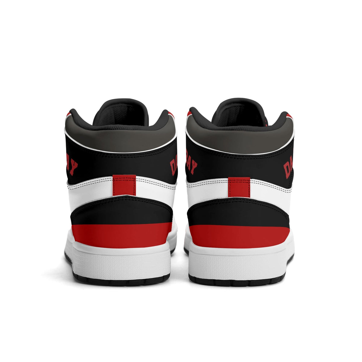 Tampa Bay Football-Inspired High Top Sneakers White - Jamrock High