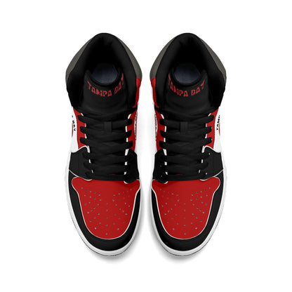 Tampa Bay Football-Inspired High Top Sneakers White - Jamrock High