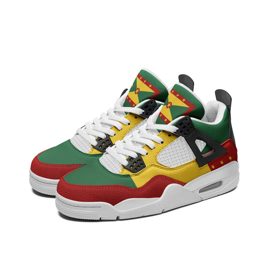 Grenada Flag Mid Top Sneakers Rebel Sole
