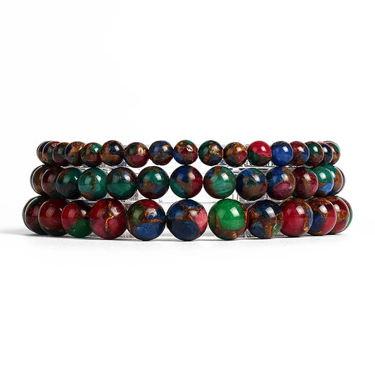 Colorful Cloisonne Beaded Bracelets