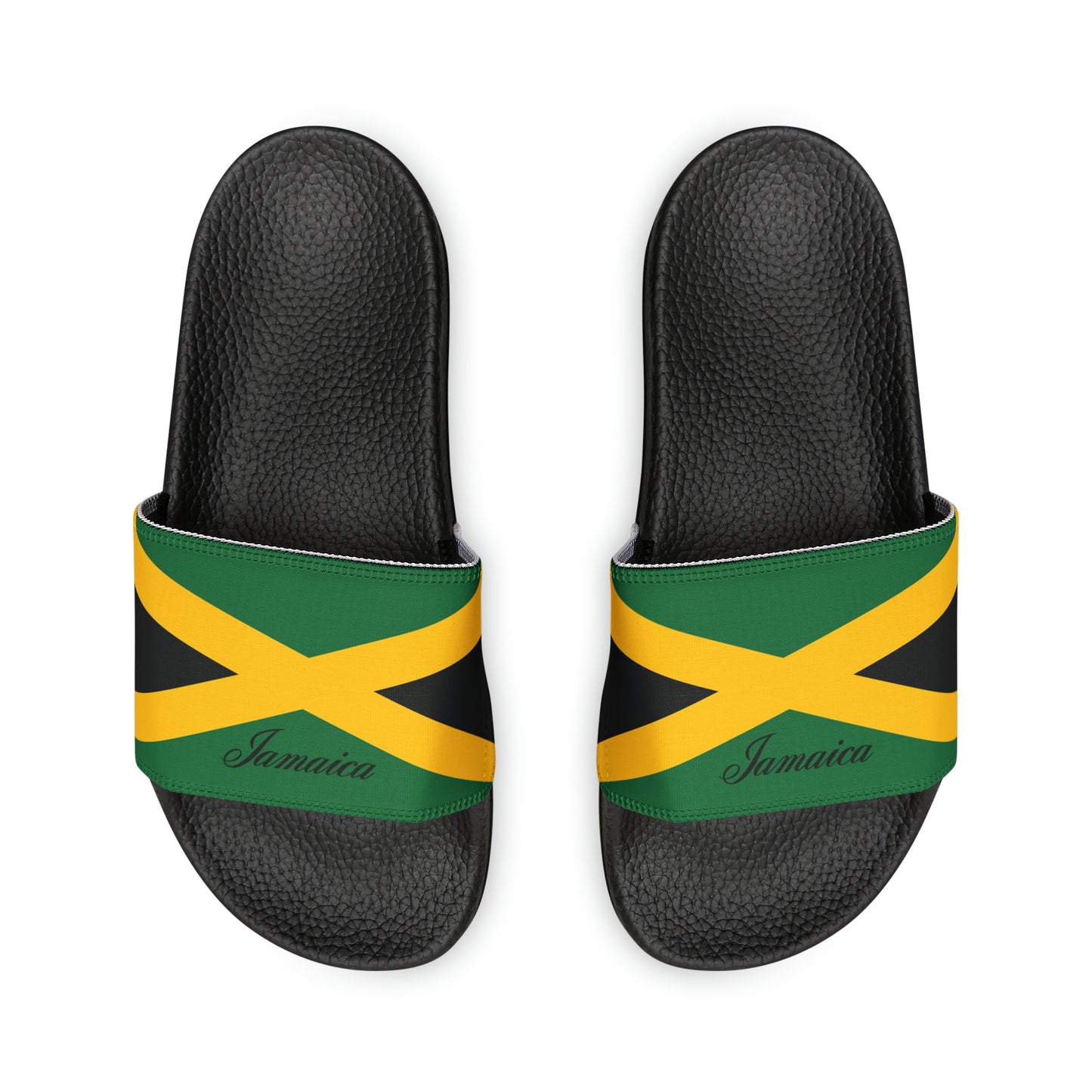 Jamaica Flag Slides with Interchangeable Straps