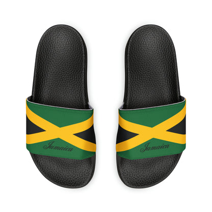 Jamaica Flag Slides with Interchangeable Straps