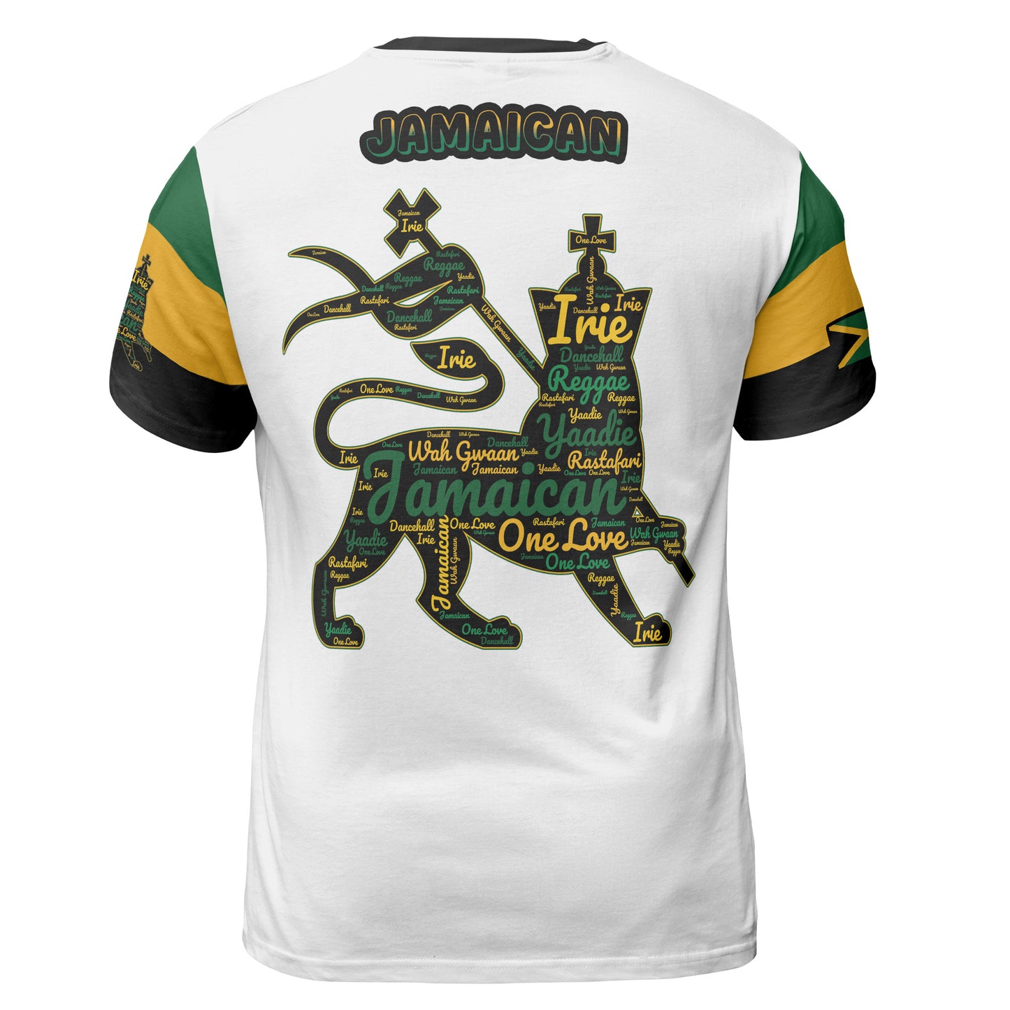 Jamaica Sports Shirt Lion Of Judah Comfort Tee - White