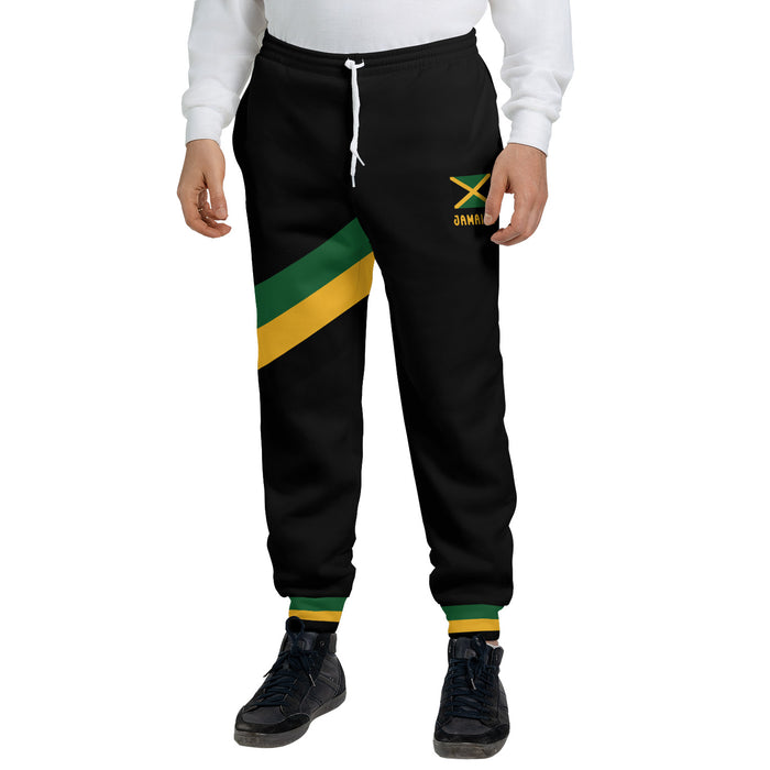 Jamaica Jogger Sweatpants - Yaadie Pride Black