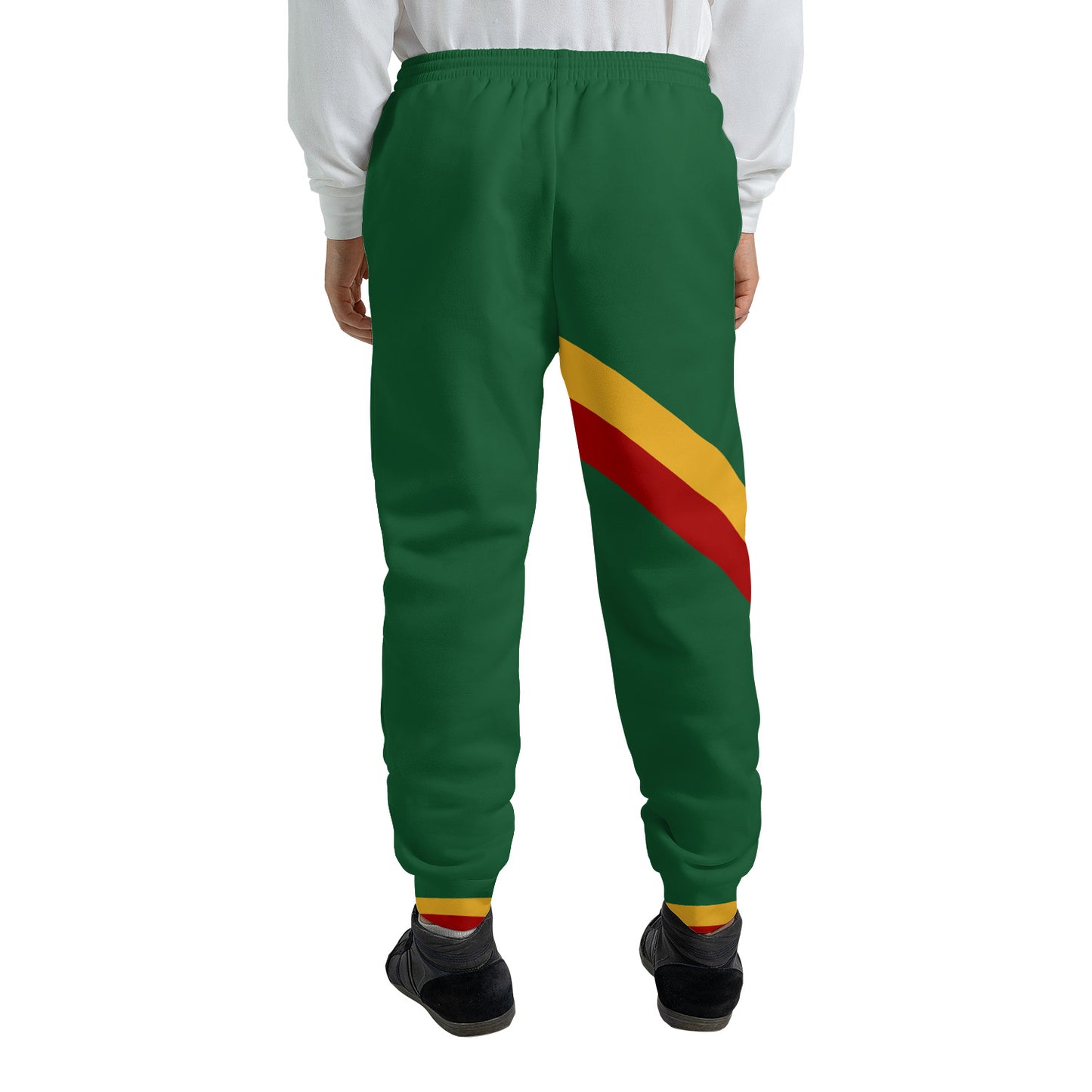 Rasta Lion Of Judah Jogger Sweatpants - Green