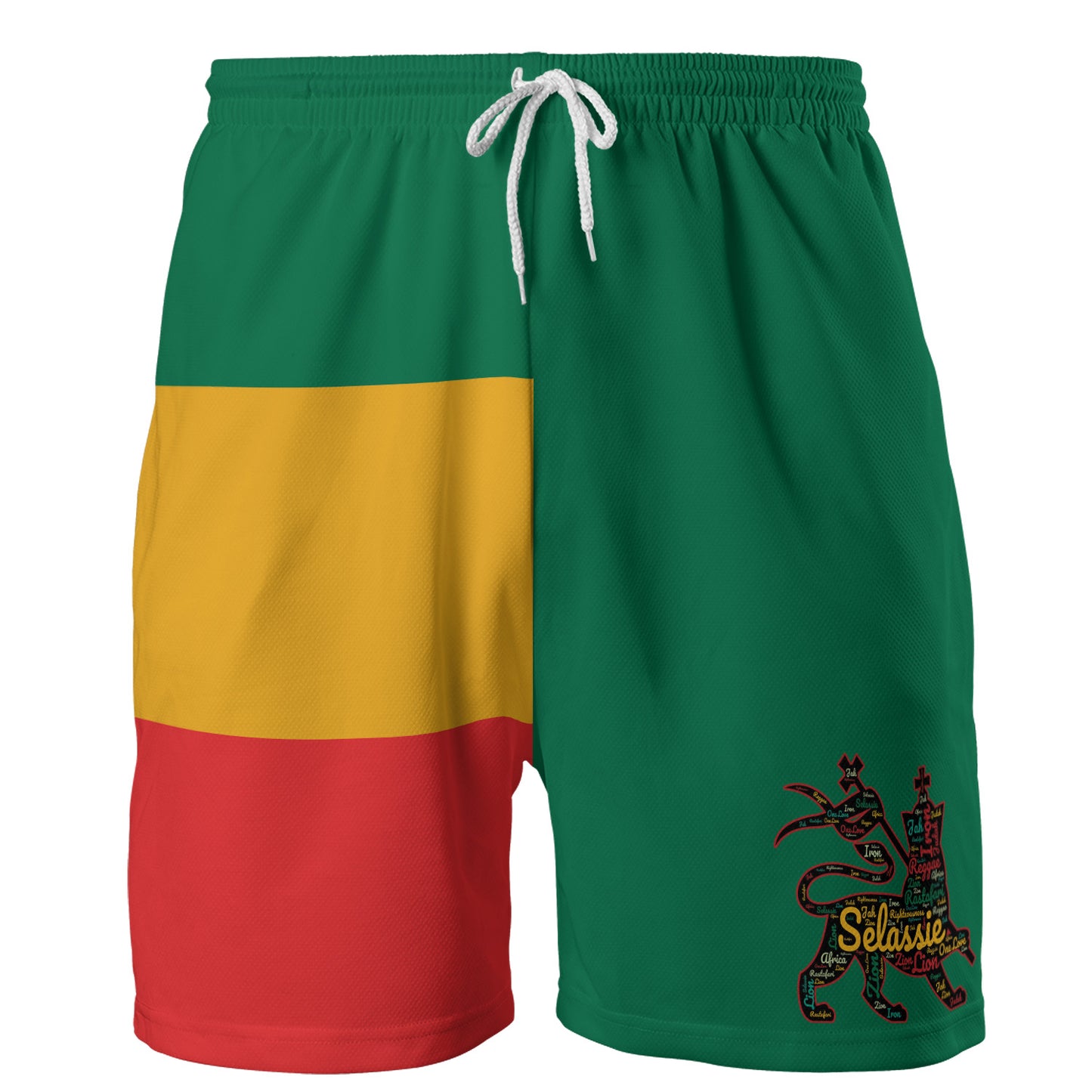 Lion Of Judah Athletic Rasta Shorts