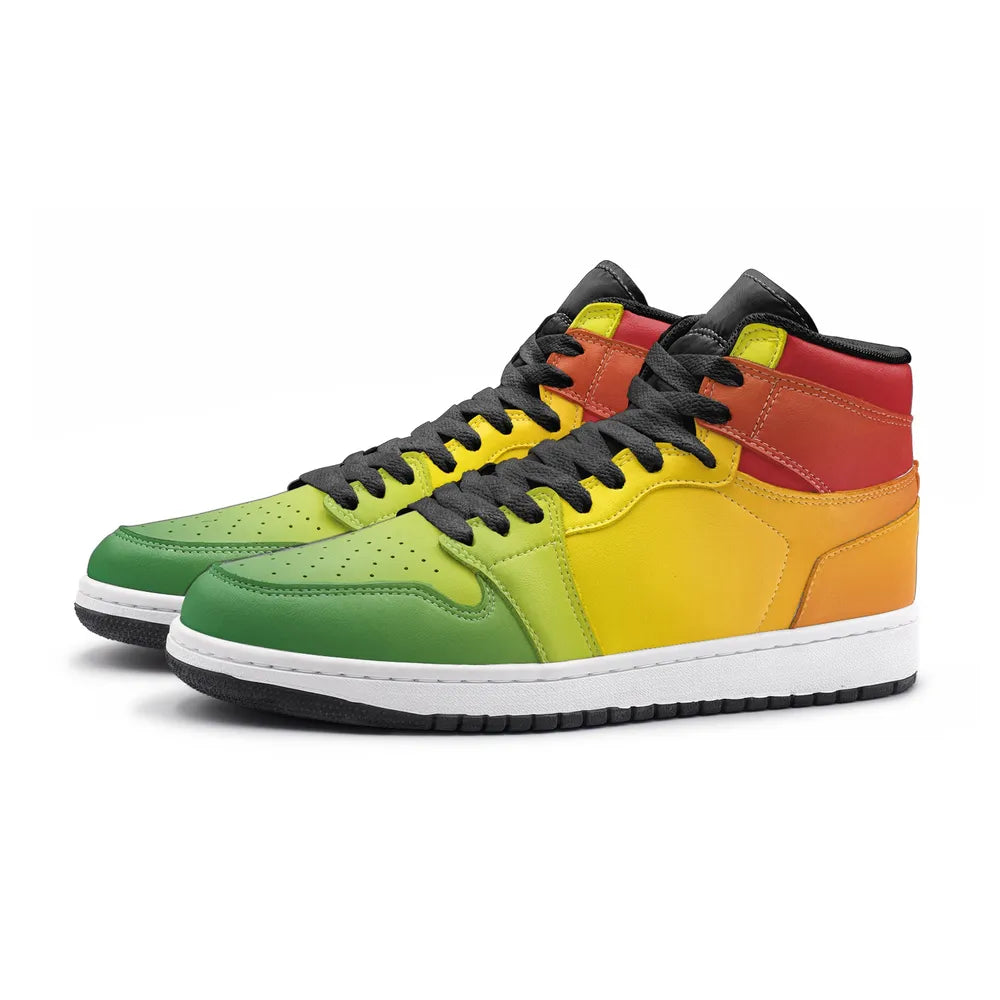 Rasta Mens Shoes, Rasta Colored Sneakers