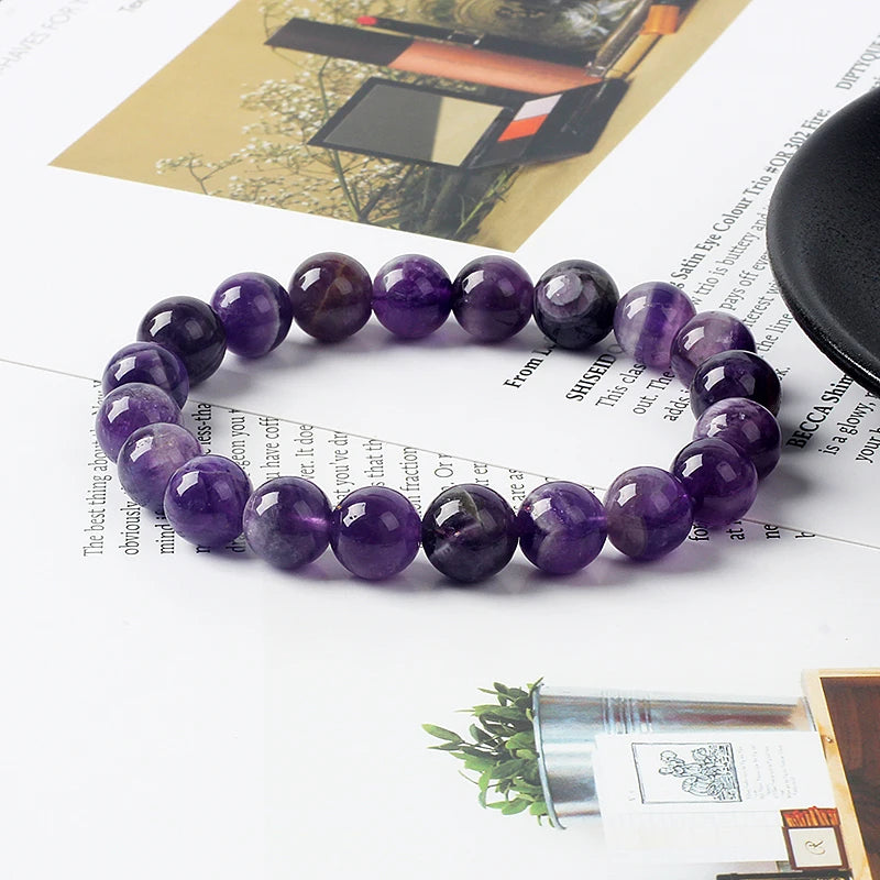 Amethyst Beaded Bracelets