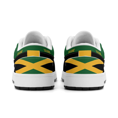 Jamaica Map Low Tops - Black - Jamrock Low