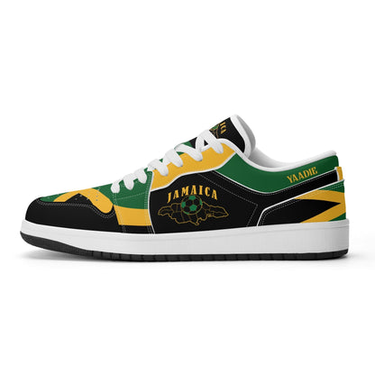 Jamaica Map Low Tops - Black - Jamrock Low