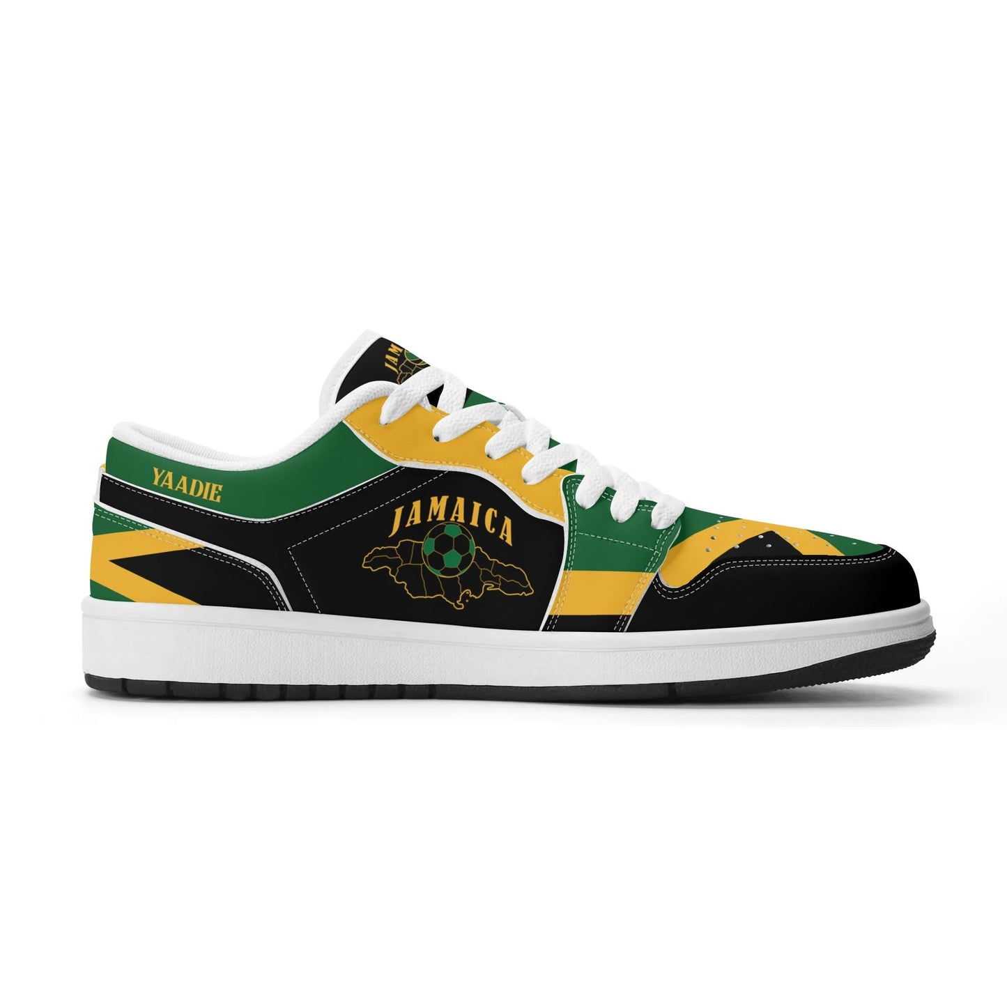 Jamaica Map Low Tops - Black - Jamrock Low