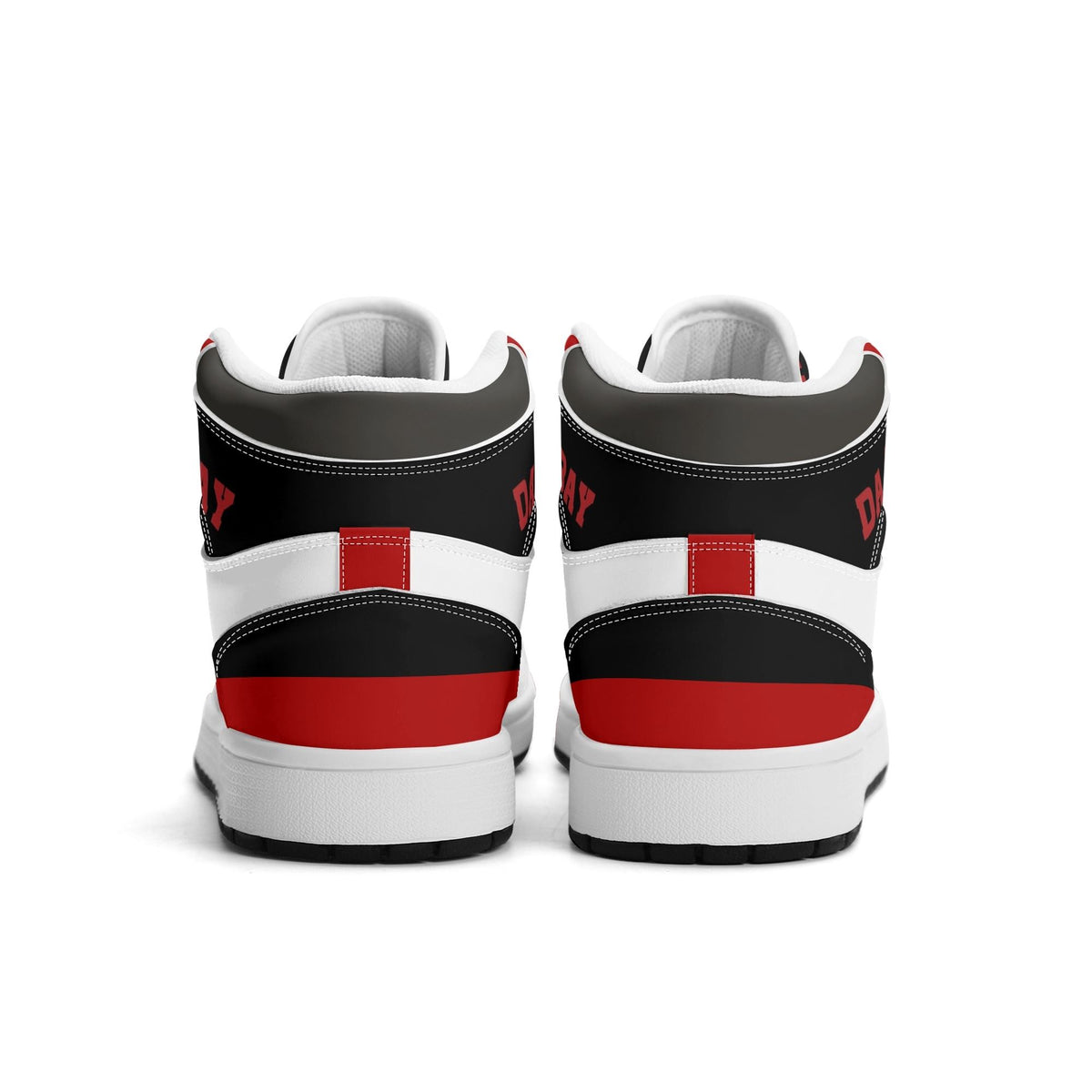 Tampa Bay Football-Inspired High Top Sneakers White - Jamrock High