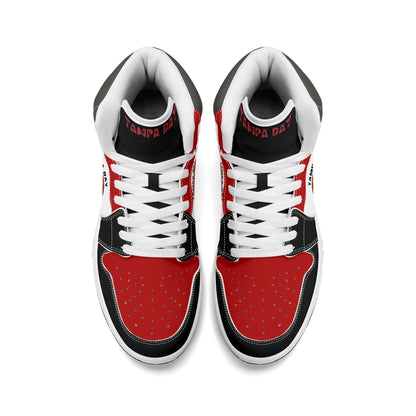 Tampa Bay Football-Inspired High Top Sneakers White - Jamrock High