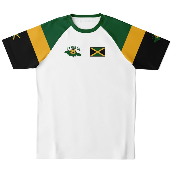 Jamaica Soccer Jersey - White - Plain Back