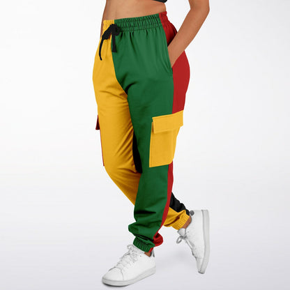 Colorful Casual Cargo Sweatpants