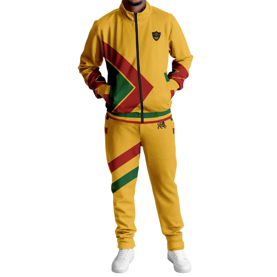 Rasta Tracksuit - Lion Of Judah Yellow