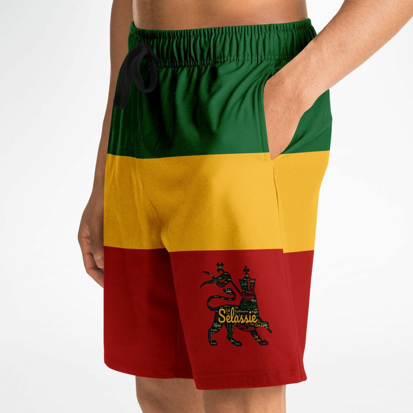 Rasta Athletic Shorts