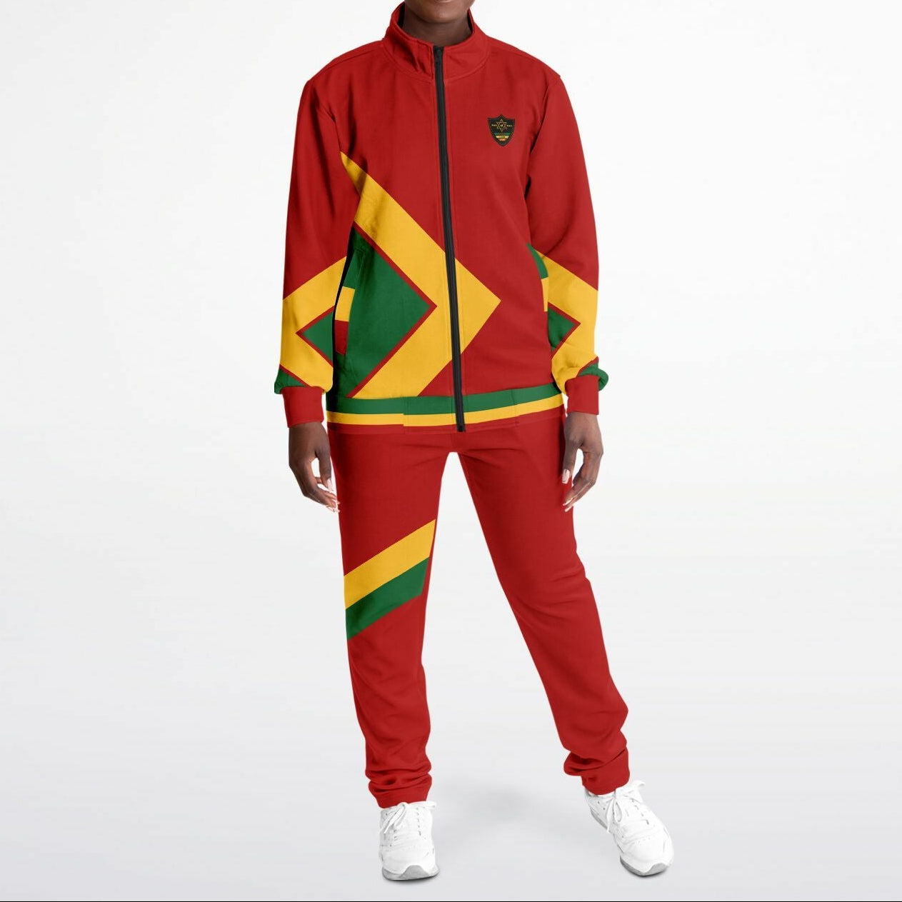 Rasta Tracksuit - Lion Of Judah Red