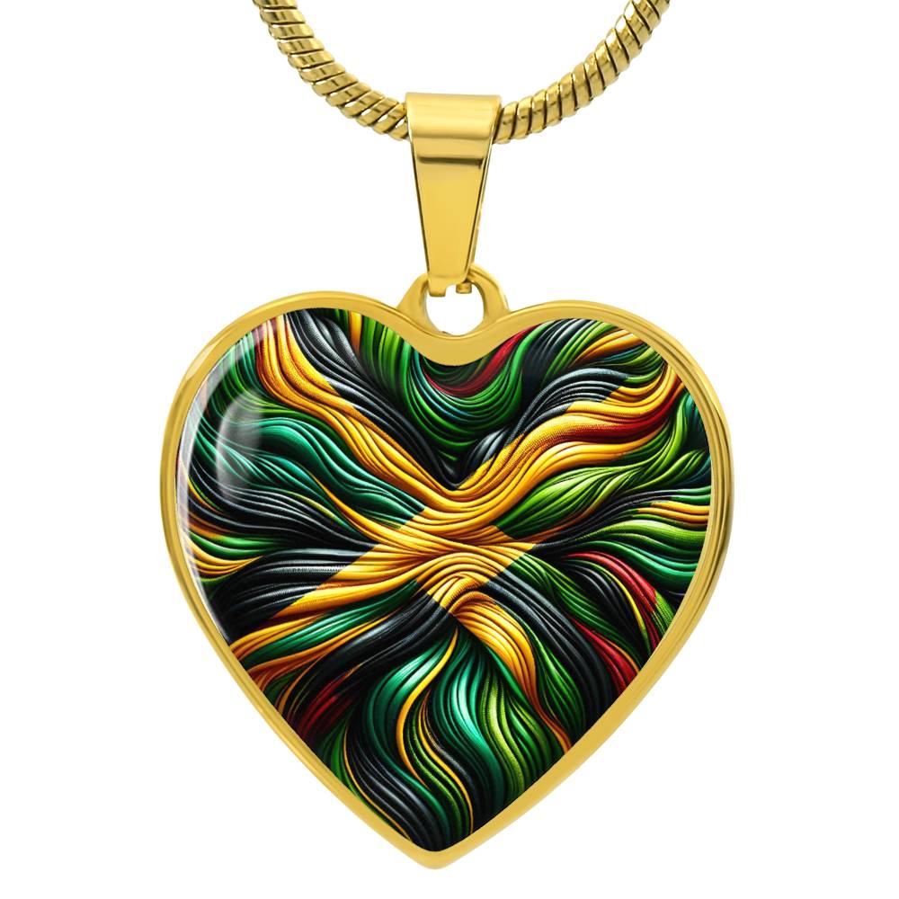 Jamaican Jewelry Pendant Necklace