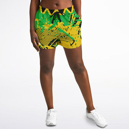 Women's Jamaica Flag Shorts