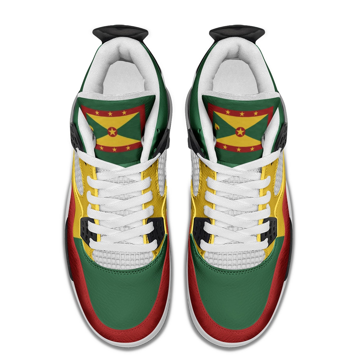 Grenada Mid Top Sneakers flag colors