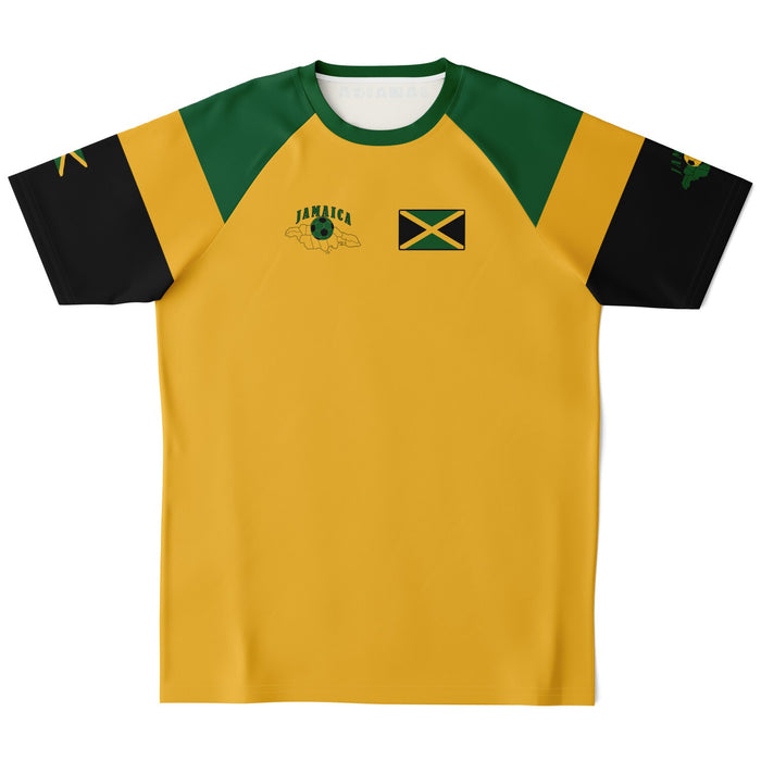 Jamaica Soccer Jersey - Yellow - Plain Back