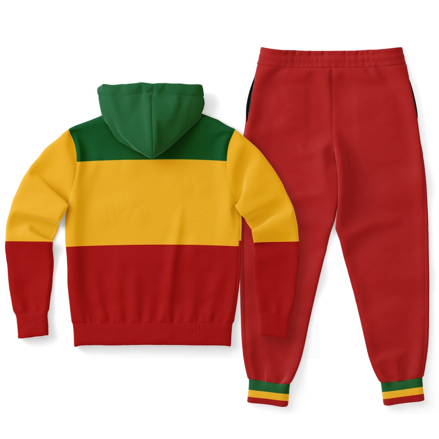 Rasta Casual Pull Over Hoodie & Jogger Set