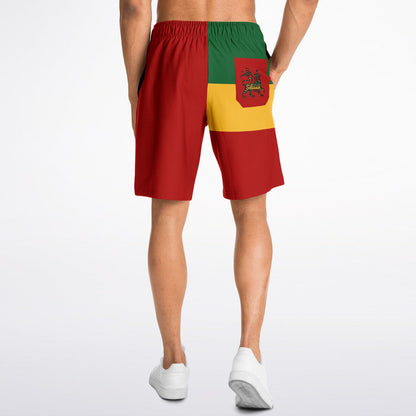 Rasta Athletic Shorts