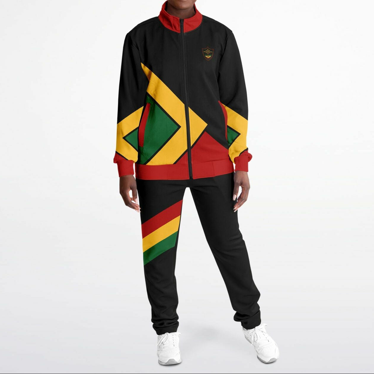 Rasta Tracksuit - Lion Of Judah Black