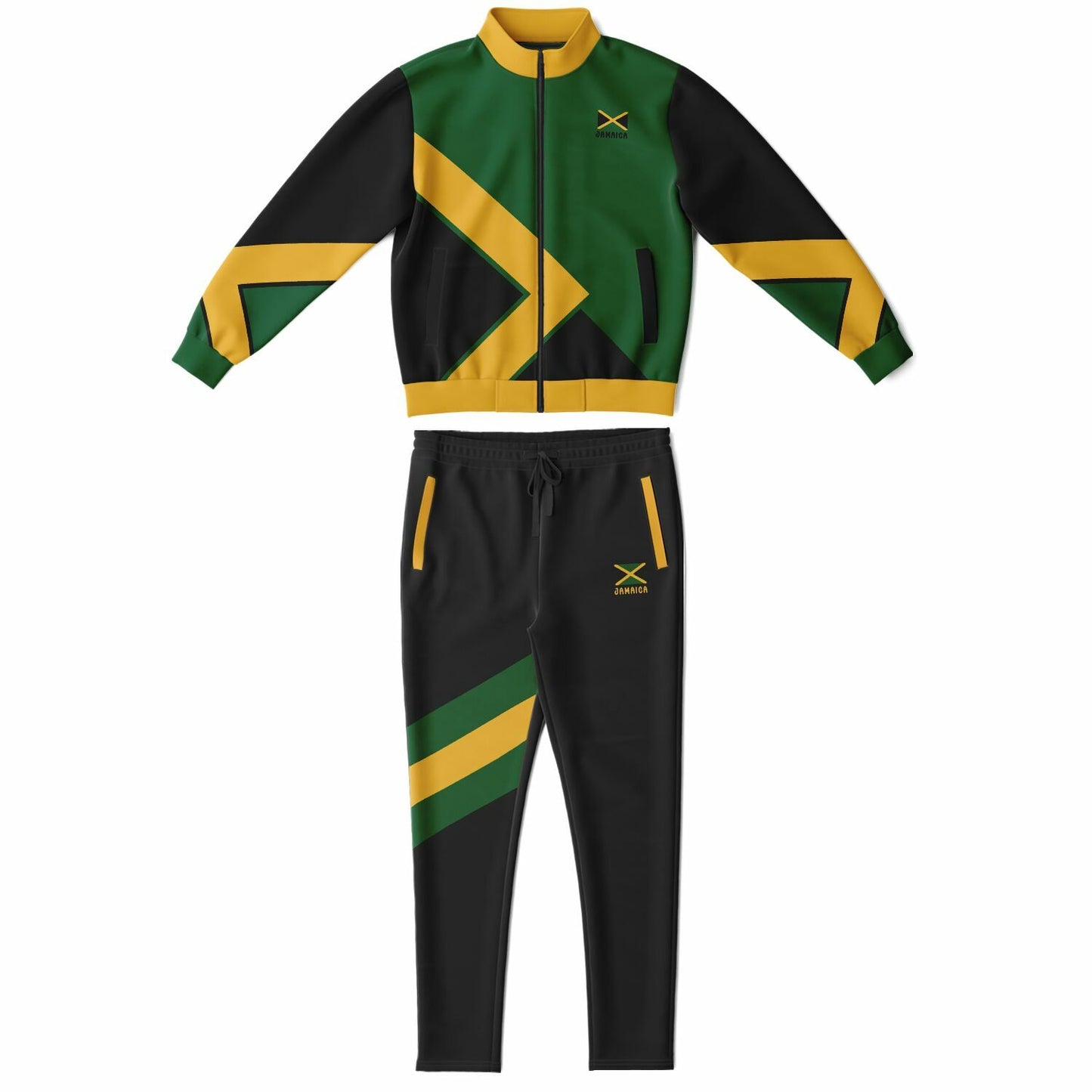 Jamaica Tracksuit Green Back
