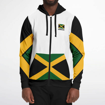 Jamaica Athletic Zip Up Hoodie