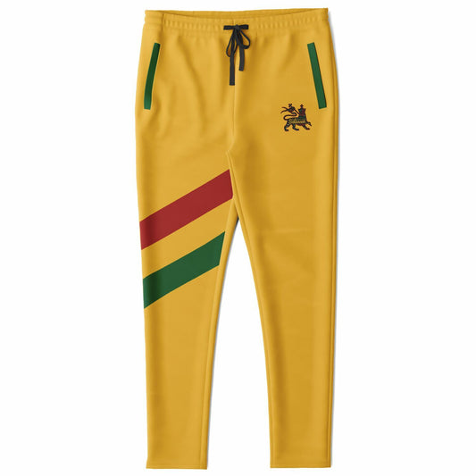 Rasta Track Pants - Lion Of Judah Yellow