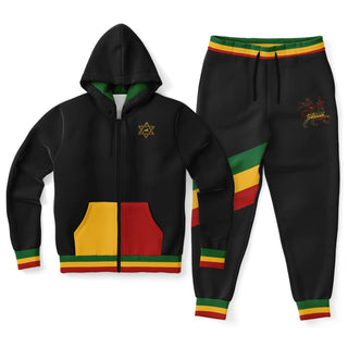 Rasta Zip Hoodie & Jogger Set - Yaad Mode - Casual