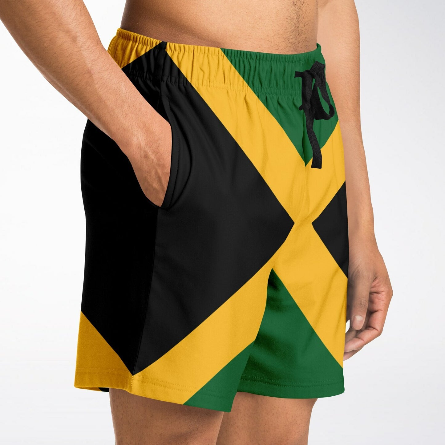 Jamaica Flag Above Knee Shorts