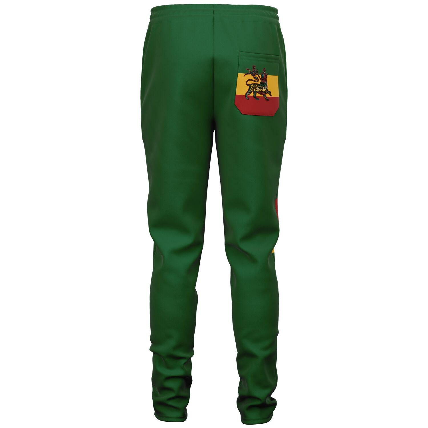 Rasta Track Pants - Lion Of Judah Green