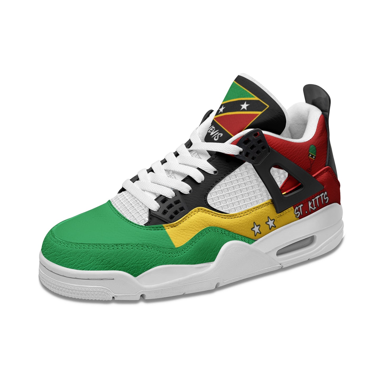 Saint Kitts And Nevis Mid Top Sneakers - Rebel Sole