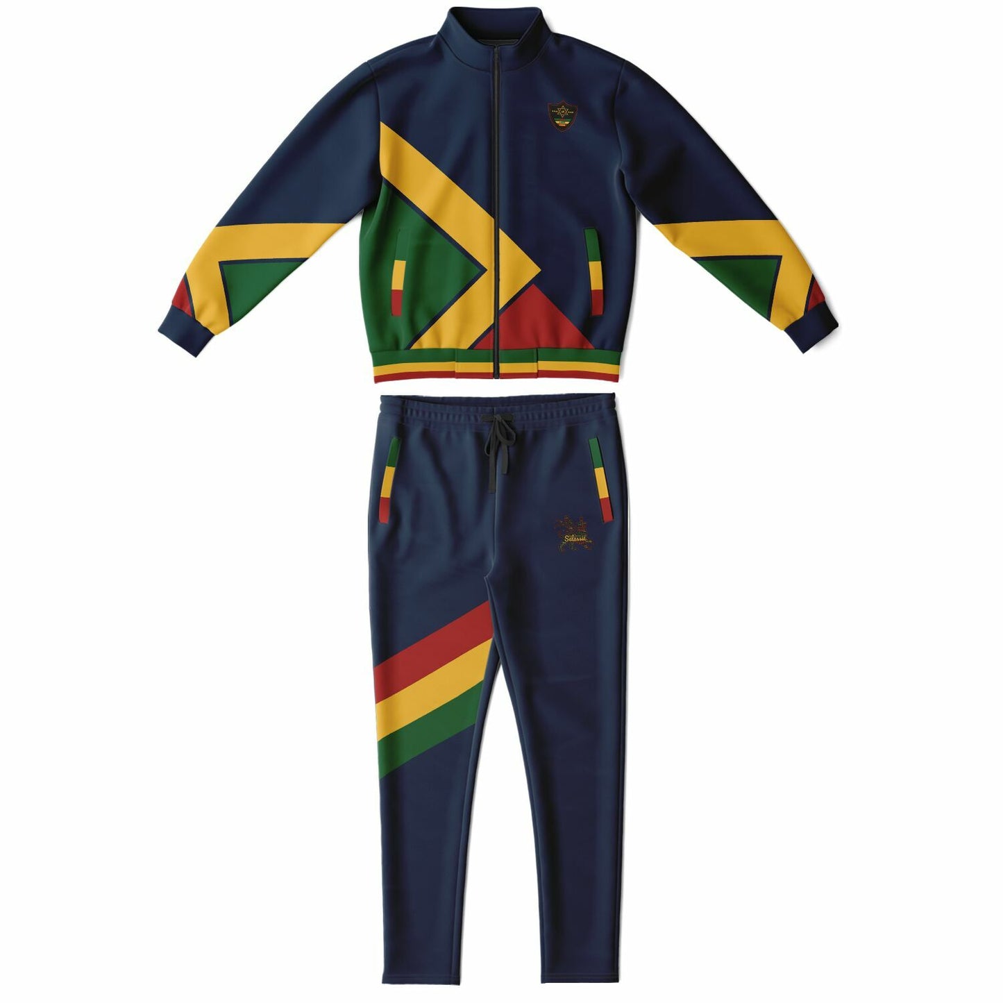 Rasta Tracksuit - Lion Of Judah Navy