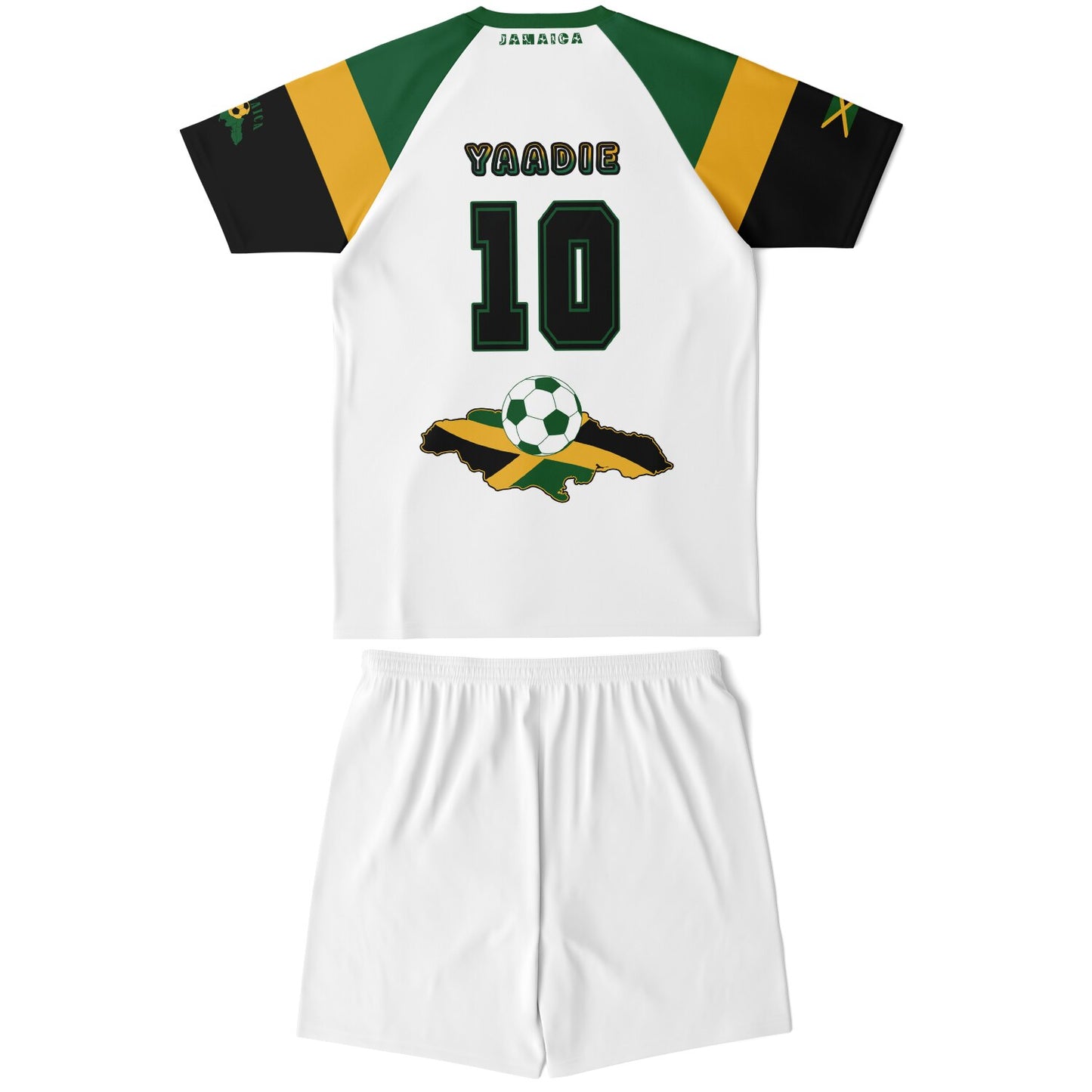 Jamaica National Team Soccer Jersey Set White