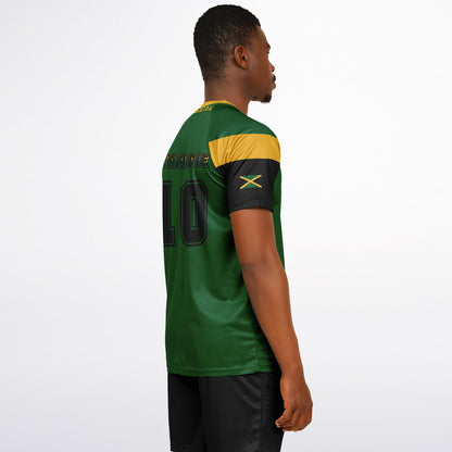 Jamaica Soccer Jersey - Green - Plain Back