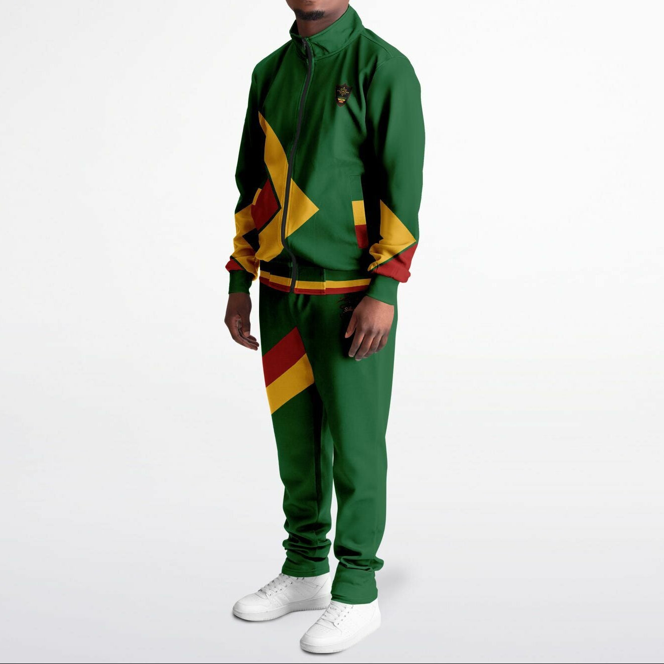 Rasta Tracksuit - Lion Of Judah Green
