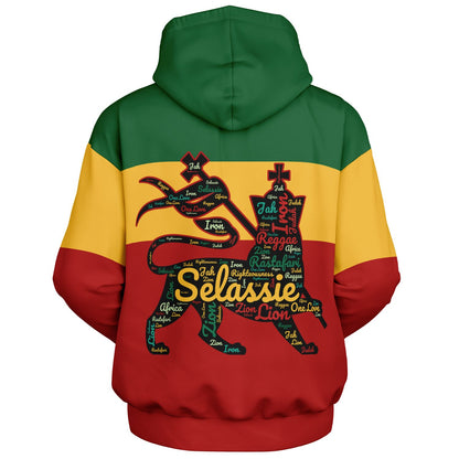 Rasta Heavyweight Pull Over Hoodie